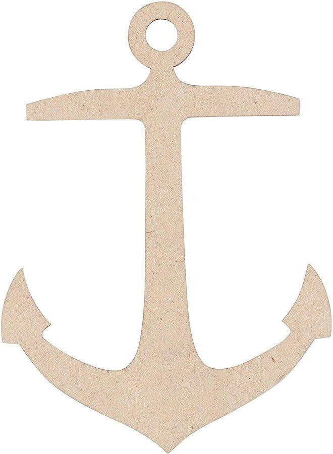 Decor Kafe Paintable Anchor, Ship Wheel, Mermaid and Boat Wooden Laser Cut for Decoration DIY Prodcuts for Kids, Parties, Art and Craft Pack of 20 - Image 4